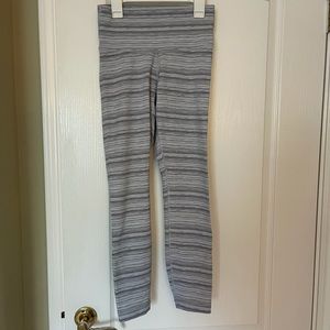Lulu Lemon White and Grey Leggings